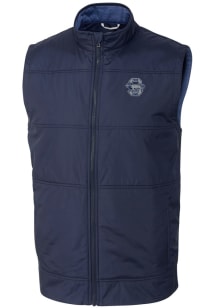 Cutter and Buck Penn State Nittany Lions Mens Navy Blue Stealth Hybrid Quilted Vest Big and Tall..