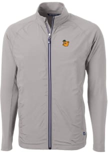 Cutter and Buck Baylor Bears Mens Grey Adapt Eco Knit Big and Tall Light Weight Jacket