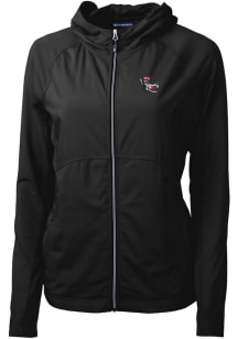 Cutter and Buck NC State Wolfpack Womens Black Adapt Eco Light Weight Jacket