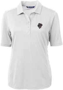 Cutter and Buck Oklahoma State Cowboys Womens White Virtue Short Sleeve Polo Shirt