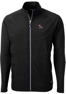 Cutter and Buck Clemson Tigers Mens Black Adapt Eco Knit Big and Tall Light Weight Jacket