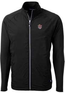 Cutter and Buck LSU Tigers Mens Black Adapt Eco Knit Big and Tall Light Weight Jacket