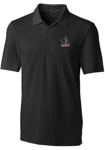 Cutter and Buck Delaware Fightin' Blue Hens Mens Black Forge Big and Tall Polos Shirt
