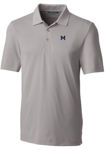 Cutter and Buck Michigan Wolverines Mens Grey Forge Big and Tall Polos Shirt