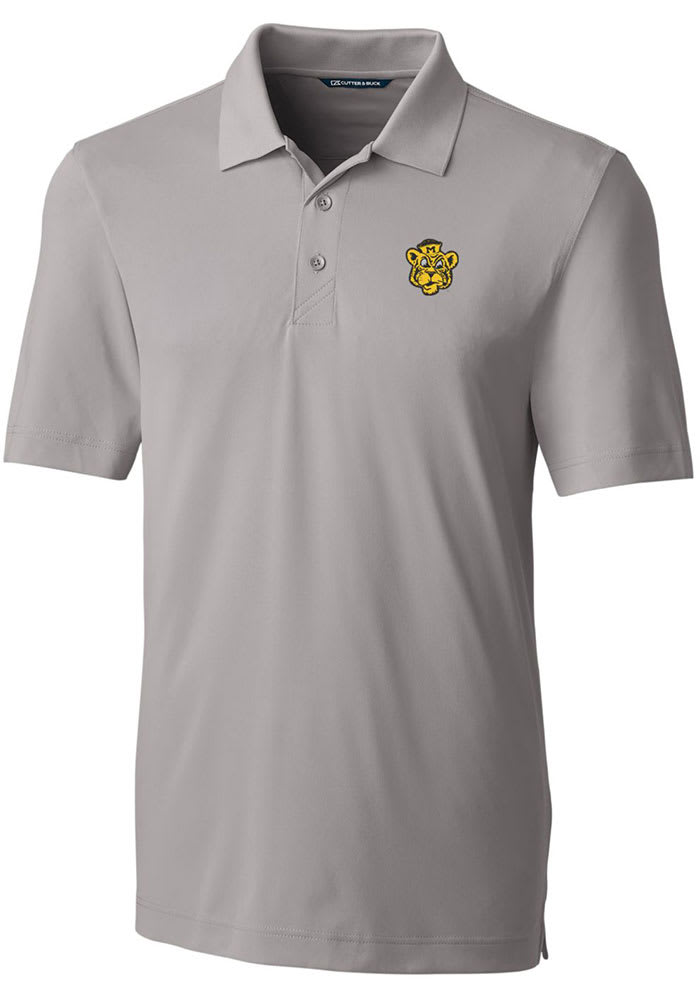 Detroit Tigers Cutter & Buck Advantage Polo Space Dye - Gray 