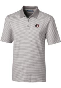 Cutter and Buck Florida State Seminoles Mens Grey Forge Tonal Stripe Big and Tall Polos Shirt
