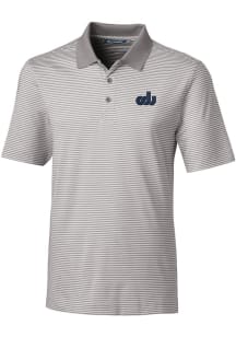 Cutter and Buck Old Dominion Monarchs Mens Grey Forge Tonal Stripe Big and Tall Polos Shirt