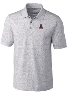 Cutter and Buck Alabama Crimson Tide Mens Grey Space Dye Big and Tall Polos Shirt