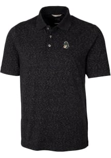 Cutter and Buck Michigan State Spartans Mens Black Space Dye Big and Tall Polos Shirt
