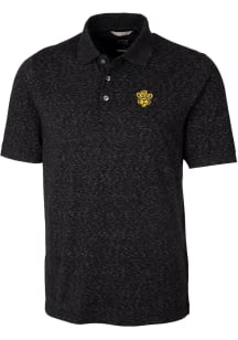 Cutter and Buck Missouri Tigers Mens Black Space Dye Big and Tall Polos Shirt