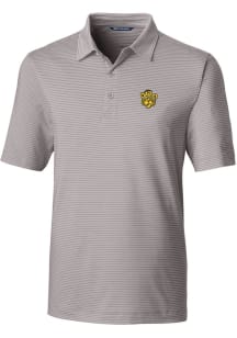 Cutter and Buck Missouri Tigers Mens Grey Forge Pencil Stripe Big and Tall Polos Shirt