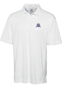 Cutter and Buck Northwestern Wildcats Mens White Genre Big and Tall Polos Shirt