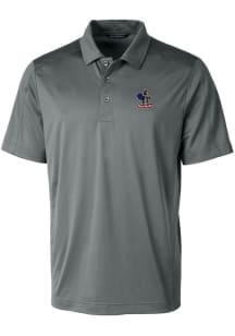 Cutter and Buck Delaware Fightin' Blue Hens Grey Prospect Textured Big and Tall Polo
