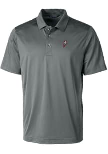Cutter and Buck Ohio State Buckeyes Mens Grey Prospect Textured Big and Tall Polos Shirt