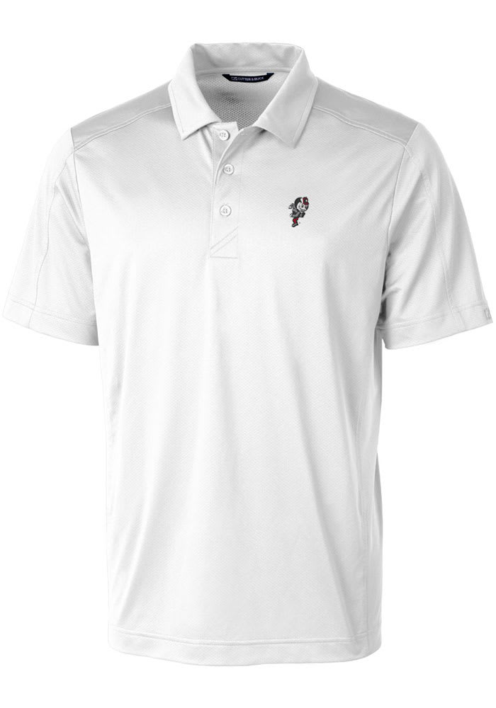 Cutter and Buck Ohio State Buckeyes Prospect Textured Big Tall Polo