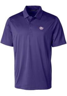 Cutter and Buck TCU Horned Frogs Purple Prospect Textured Big and Tall Polo