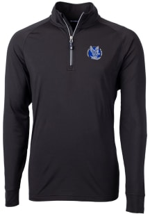 Cutter and Buck Air Force Falcons Mens Black Adapt Eco Big and Tall 1/4 Zip Pullover