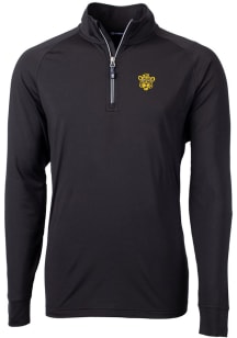 Cutter and Buck Missouri Tigers Mens Black Adapt Eco Big and Tall 1/4 Zip Pullover