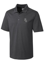 Cutter and Buck Chicago White Sox Mens Charcoal Chelan Short Sleeve Polo
