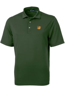 Cutter and Buck Baylor Bears Green Virtue Eco Pique Big and Tall Polo