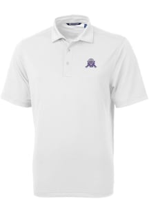 Northwestern Wildcats White Cutter and Buck Virtue Eco Pique Big and Tall Polo