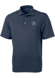 Cutter and Buck Penn State Nittany Lions Mens Navy Blue Virtue Eco Pique Big and Tall Polos Shirt