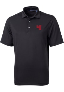 Cutter and Buck Western Kentucky Hilltoppers Black Virtue Eco Pique Big and Tall Polo