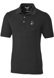 Cutter and Buck Michigan State Spartans Mens Black Advantage Pique Big and Tall Polos Shirt