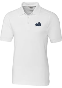 Cutter and Buck Old Dominion Monarchs Mens White Advantage Pique Big and Tall Polos Shirt