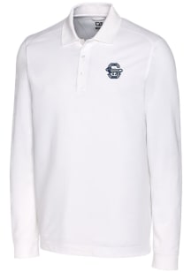 Cutter and Buck Penn State Nittany Lions Mens White Advantage Pique Long Sleeve Big and Tall Polos S