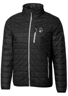 Cutter and Buck Michigan State Spartans Mens Black Rainier PrimaLoft Big and Tall Lined Jacket