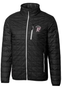 Cutter and Buck Mississippi State Bulldogs Mens Black Rainier PrimaLoft Big and Tall Lined Jacke..