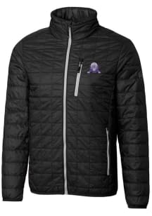 Cutter and Buck Northwestern Wildcats Mens Black Rainier PrimaLoft Big and Tall Lined Jacket