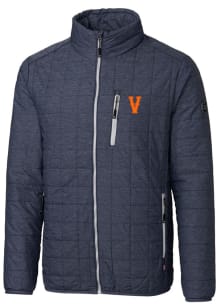 Cutter and Buck Virginia Cavaliers Mens Grey Rainier PrimaLoft Big and Tall Lined Jacket