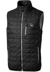 Cutter and Buck NC State Wolfpack Big and Tall Black Rainier PrimaLoft Vest Mens Vest