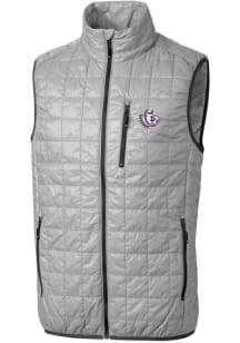 Cutter and Buck TCU Horned Frogs Big and Tall Grey Rainier PrimaLoft Vest Mens Vest