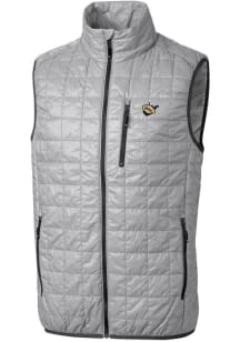 Cutter and Buck West Virginia Mountaineers Big and Tall Grey Rainier PrimaLoft Vest Mens Vest