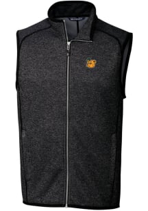 Cutter and Buck Baylor Bears Big and Tall Charcoal Mainsail Sweater Vest Mens Vest