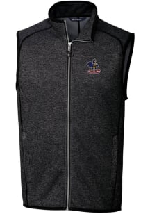 Cutter and Buck Delaware Fightin' Blue Hens Big and Tall Charcoal Mainsail Sweater Vest Mens Ves..