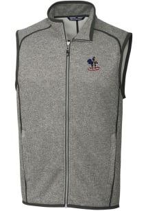 Cutter and Buck Delaware Fightin' Blue Hens Big and Tall Grey Mainsail Sweater Vest Mens Vest