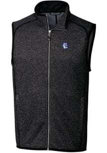 Cutter and Buck Fresno State Bulldogs Big and Tall Charcoal Mainsail Sweater Vest Mens Vest