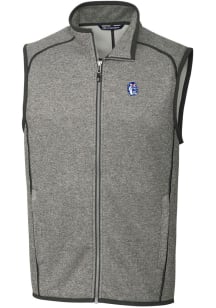 Cutter and Buck Fresno State Bulldogs Big and Tall Grey Mainsail Sweater Vest Mens Vest