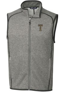 Cutter and Buck GA Tech Yellow Jackets Big and Tall Grey Mainsail Sweater Vest Mens Vest