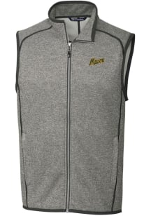 Cutter and Buck George Mason University Big and Tall Grey Mainsail Sweater Vest Mens Vest