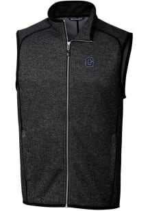 Cutter and Buck Georgetown Hoyas Big and Tall Charcoal Mainsail Sweater Vest Mens Vest