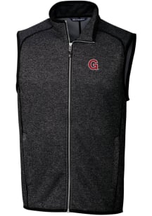 Cutter and Buck Gonzaga Bulldogs Big and Tall Charcoal Mainsail Sweater Vest Mens Vest