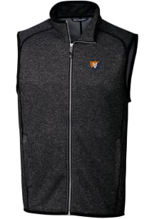 Cutter and Buck Illinois Fighting Illini Big and Tall Charcoal Mainsail Sweater Vest Mens Vest