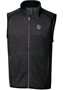 Cutter and Buck LSU Tigers Big and Tall Charcoal Mainsail Sweater Vest Mens Vest