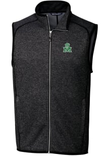 Cutter and Buck Marshall Thundering Herd Big and Tall Charcoal Mainsail Sweater Vest Mens Vest