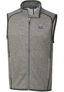 Cutter and Buck Northwestern Wildcats Big and Tall Grey Mainsail Sweater Vest Mens Vest